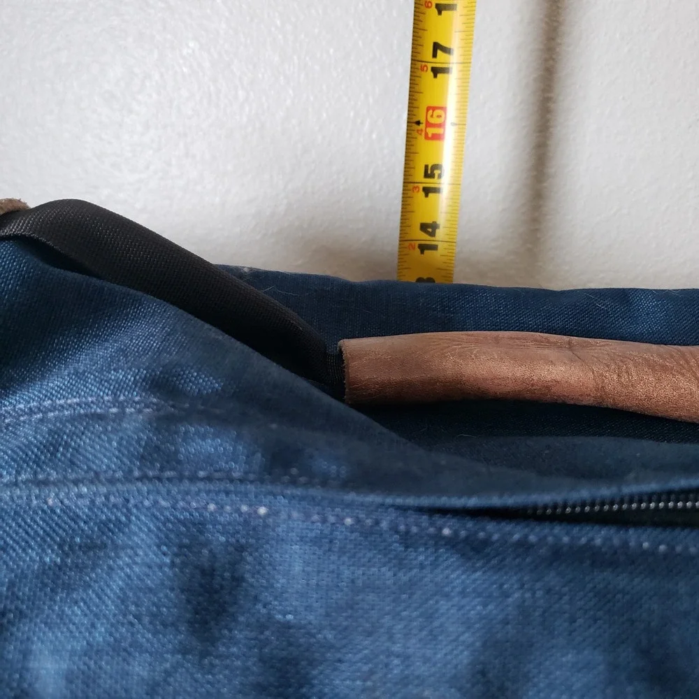 Vintage Kelty Soft Pack Duffle Bag Navy Blue Travel‎ Pack Expandable Luggage
